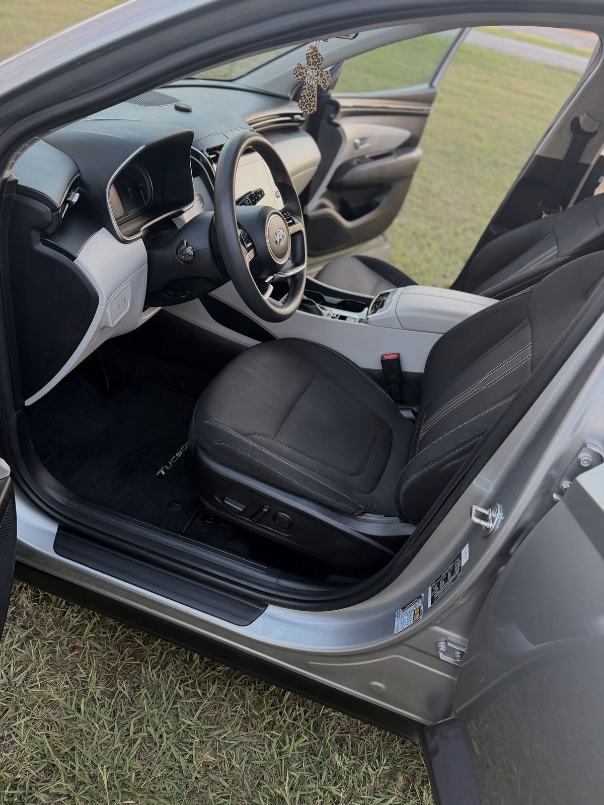 Driver's seat and dash after detailing